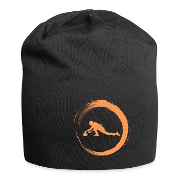 Curling - Jersey-Beanie - Schwarz - Vorne