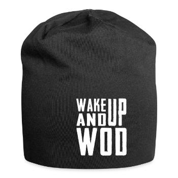 Wake Up And WOD - Jersey Beanie - black - Front