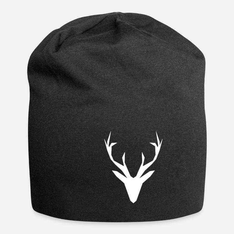 reindeer - Jersey Beanie - black