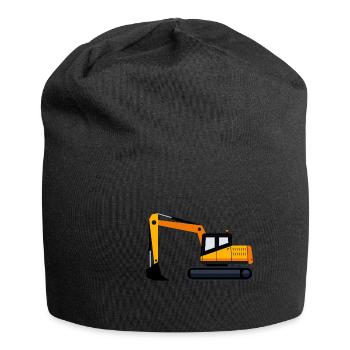 Idée cadeau cadeau pelle - Bonnet en jersey - noir - Devant