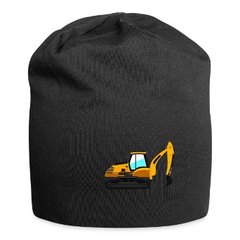 Idée cadeau cadeau pelle - Bonnet en jersey - noir - Devant