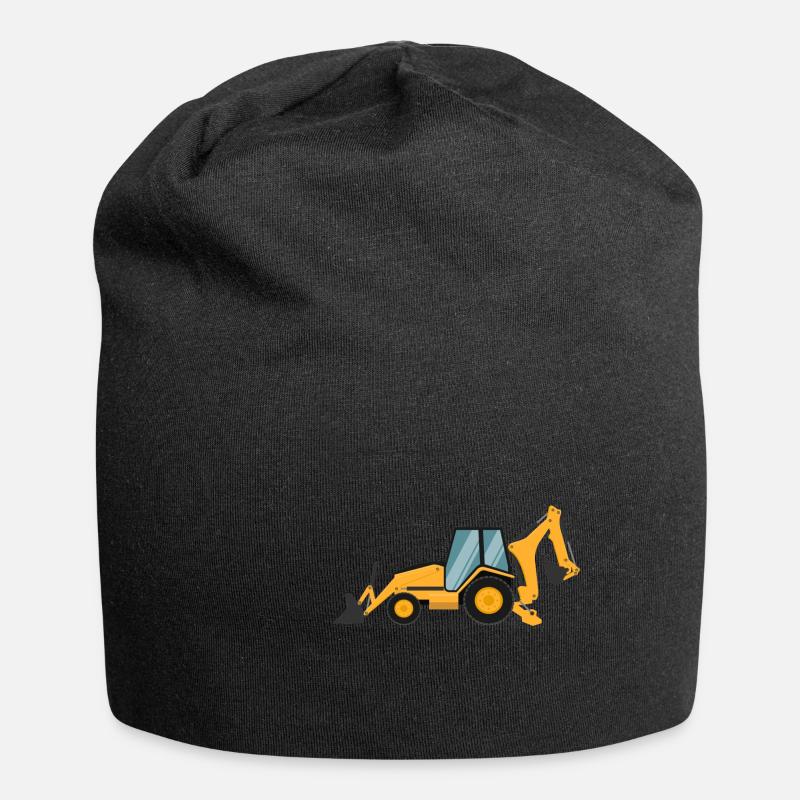 Idée cadeau cadeau pelle - Bonnet en jersey - noir