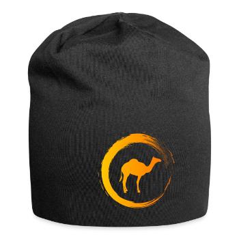 camel - Jersey Beanie - black - Front