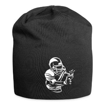 Football Footballspieler American Football - Jersey-Beanie - Schwarz - Vorne