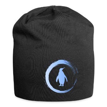 Pinguin - Jersey-Beanie - Schwarz - Vorne