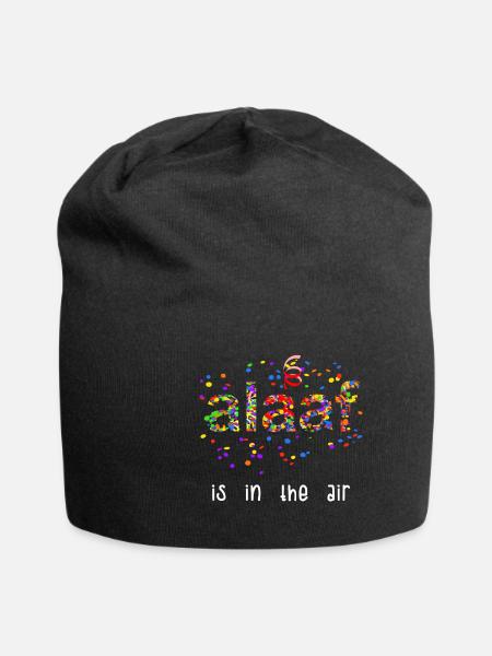 Alaaf Is In The Air Karneval Konfetti Kostüm Fun - Jersey-Beanie - Schwarz