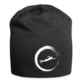 Schwimmer schwimmen Bademeister - Jersey-Beanie - Schwarz - Vorne