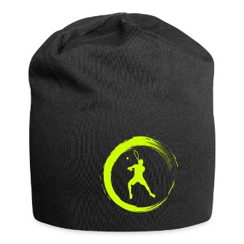 Tennis Tennisspieler - Jersey-Beanie - Schwarz - Vorne