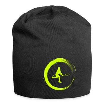 Tennis Tennisspieler - Jersey-Beanie - Schwarz - Vorne