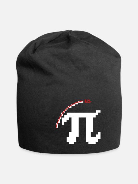Pixel Pi Symbol - Jersey-Beanie - Schwarz