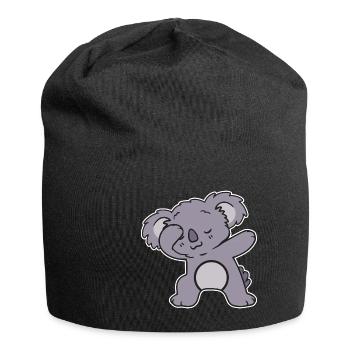 Cute Dabbing Koala - Jersey-Beanie - Schwarz - Vorne