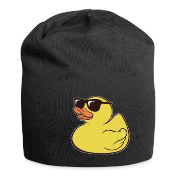 Cute Rubber Duck - Jersey-Beanie - Schwarz - Vorne