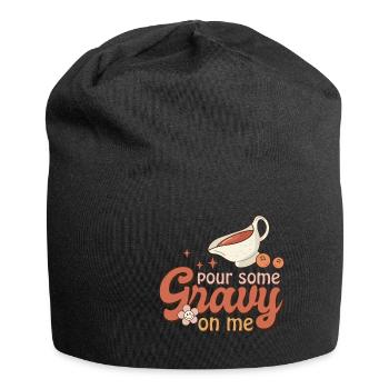 Thanksgiving versez-moi de la sauce - Bonnet en jersey - noir - Devant