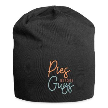 Thanksgiving Pies before Guys - Jersey-Beanie - Schwarz - Vorne