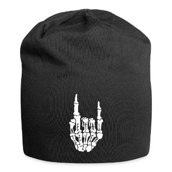 Metal For Ever - Musik - Spruch - Jersey-Beanie - Schwarz - Vorne