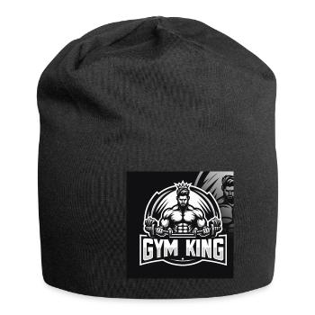 Gym King - Jersey-Beanie - Schwarz - Vorne