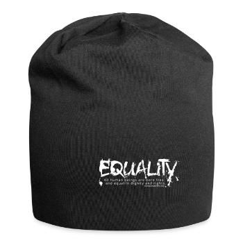 EQUALITY lettering - Jersey Beanie - black - Front