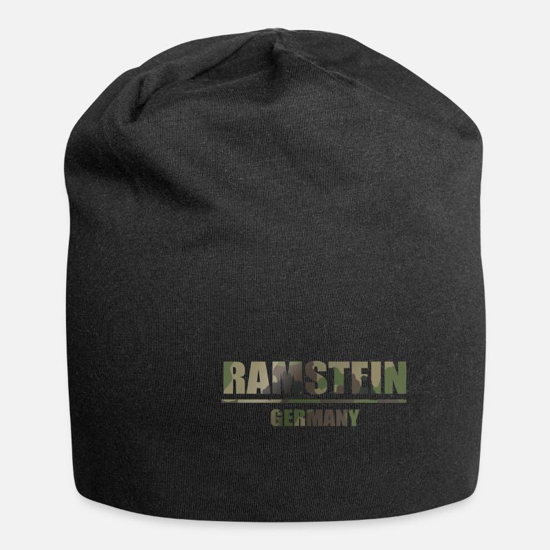 RAMSTEIN GERMANY CAMOUFLAGE - Bonnet en jersey - noir