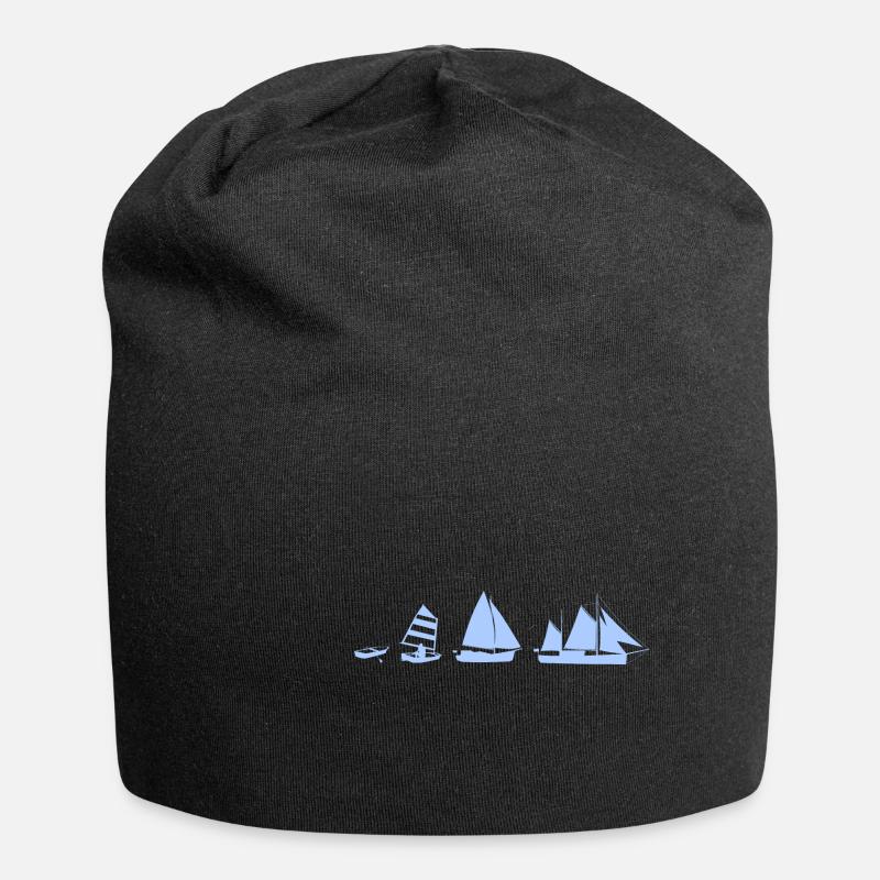 sailing - Jersey Beanie - black