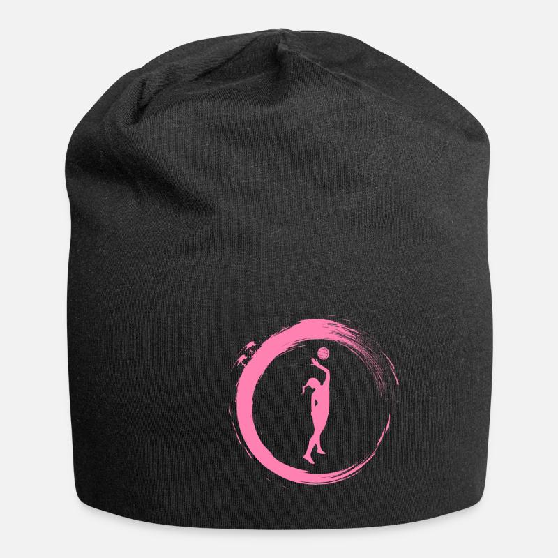 beach-volley - Bonnet en jersey - noir