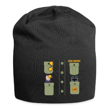 Zookeeper Outfit Costume - Jersey-Beanie - Schwarz - Vorne