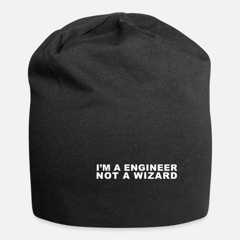 Ingenieur - Jersey-Beanie - Schwarz