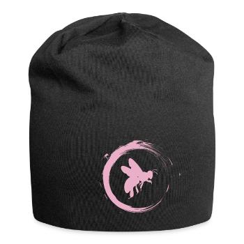Biene - Jersey-Beanie - Schwarz - Vorne