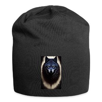Werewolf | Wolf | Mythical creatures | Monsters | Mystical - Jersey Beanie - black - Front