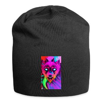 Werewolf | Wolf | Mythical creatures | Monsters | Mystical - Jersey Beanie - black - Front