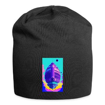 Extraterrestre | OVNI | Vaisseau spatial | PAU | étranger - Bonnet en jersey - noir - Devant