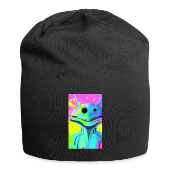 Alien | UFO | Spaceship | UAP | alien - Jersey Beanie - black - Front