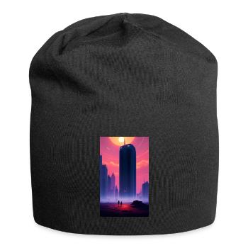 Alien | UFO | Spaceship | UAP | alien - Jersey Beanie - black - Front