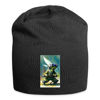 Alien | UFO | Spaceship | UAP | alien - Jersey Beanie - black - Front