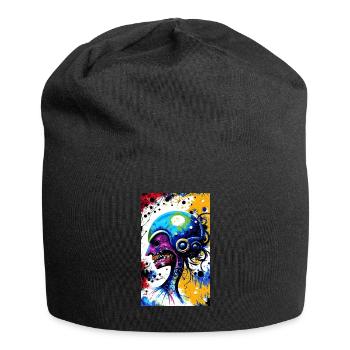 Extraterrestre | OVNI | Vaisseau spatial | PAU | étranger - Bonnet en jersey - noir - Devant