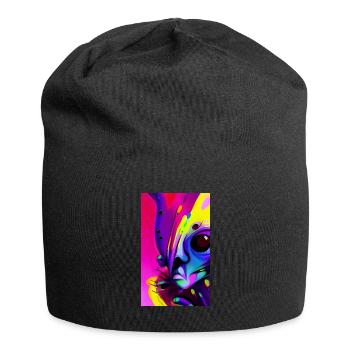 Alien | UFO | Spaceship | UAP | alien - Jersey Beanie - black - Front