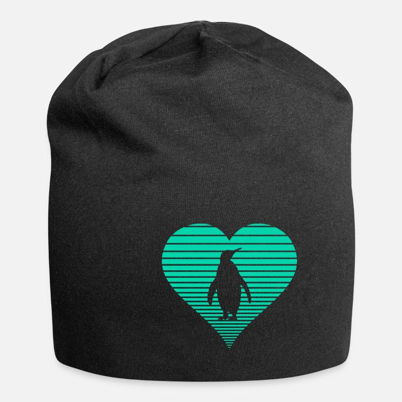 Pingouin - Bonnet en jersey - noir