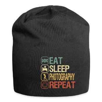 Photographe - Bonnet en jersey - noir - Devant