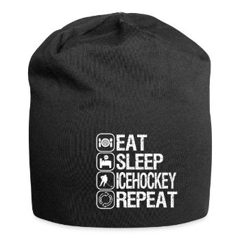 Eishockey - Jersey-Beanie - Schwarz - Vorne