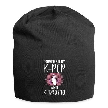 K-Pop K-Drama Kpop Kdrama Hallyu Corée du Sud - Bonnet en jersey - noir - Devant