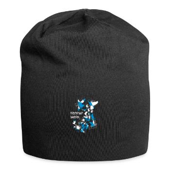 tauben,taube,vögel,vogelschwarm,graffiti,bayern - Jersey-Beanie - Schwarz - Vorne