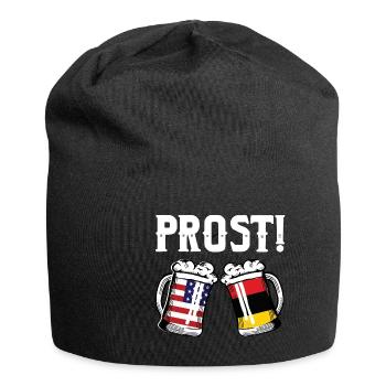Prost Beer American German Flag - Jersey-Beanie - Schwarz - Vorne