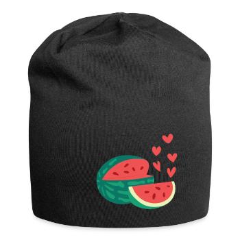 Summer Cute Watermelon - Jersey-Beanie - Schwarz - Vorne
