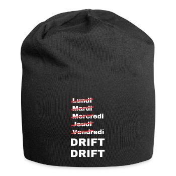 week-end drift - Bonnet en jersey - noir - Devant