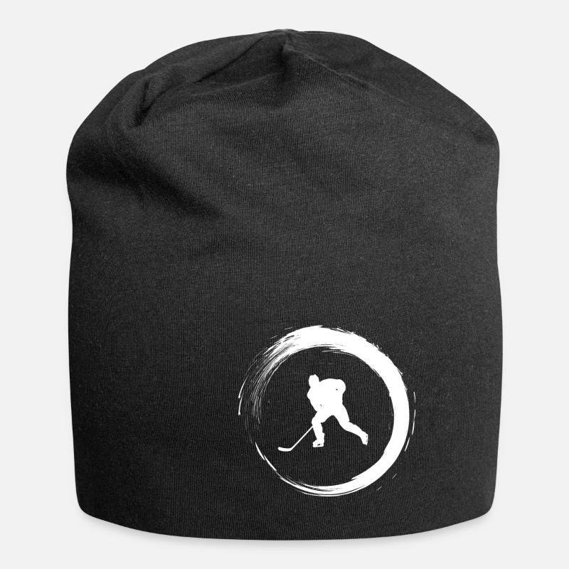 Eishockey - Jersey-Beanie - Schwarz