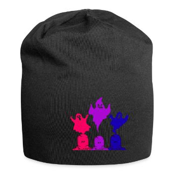 Scary Halloween Graveyard - Jersey-Beanie - Schwarz - Vorne