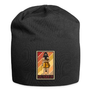 Geschichte Iran Osten Lehrer Sumer Antike - Jersey-Beanie - Schwarz - Vorne