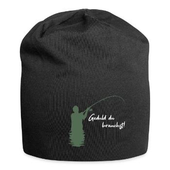Angler - Jersey-Beanie - Schwarz - Vorne