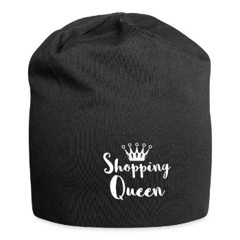 Shopping Queen Shop Shopping Queen Gift - Jersey Beanie - black - Front