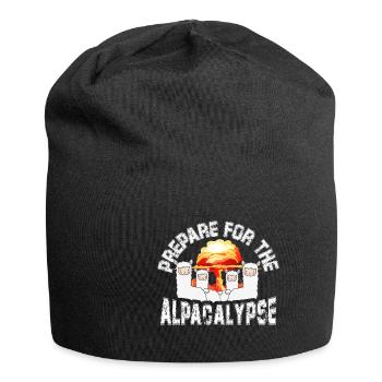 Prepare For The Alpacalypse - Jersey Beanie - black - Front
