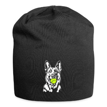 Malinois Ball Ball Junkie Dogs Wilsigns - Jersey Beanie - black - Front
